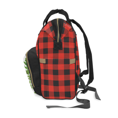 Personalized Bear diaper bag | Lumberjack baby backpack -