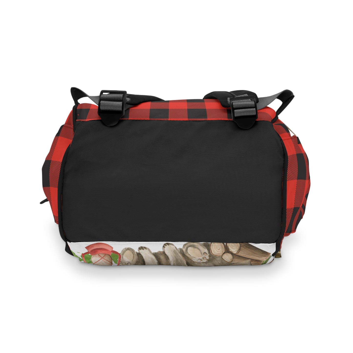 Personalized Bear diaper bag | Lumberjack baby backpack -