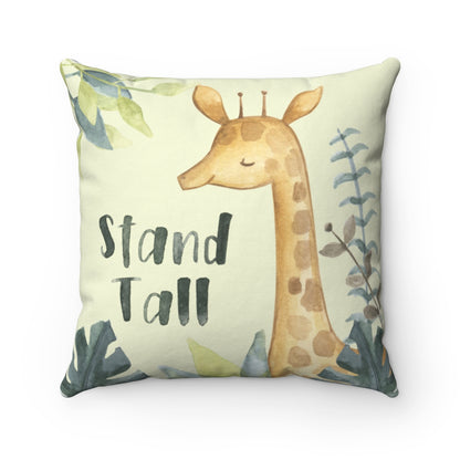 Stand Tall Giraffe Pillow, Safari Nursery Decor - Baby Africa