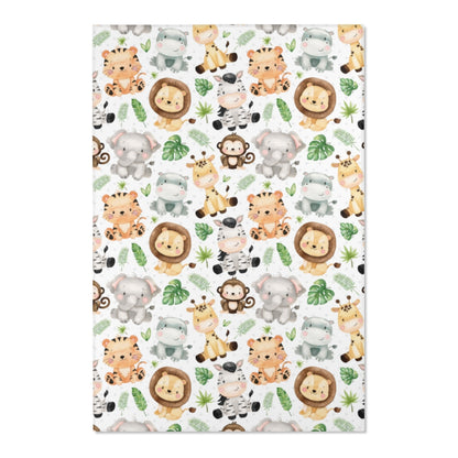 Safari Animals Rug, Safari Nursery Decor - Safari Explorer