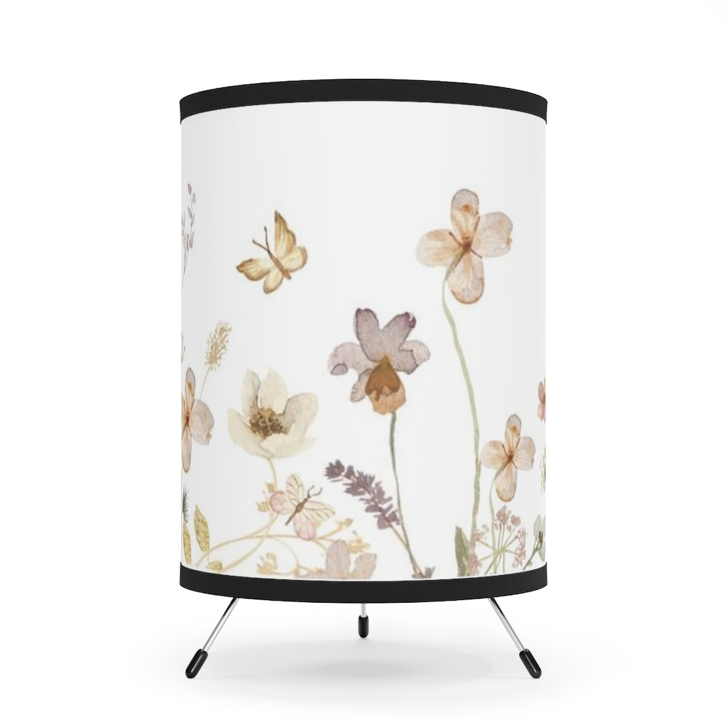 Wildflower Lamp, Wild flowers Nursery decor -Mustard Wildflowers