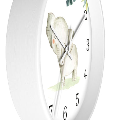 Elephant Clock, Safari Nursery decor - Baby Africa