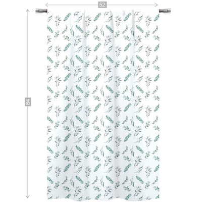 Eucalyptus Curtain, Single Panel, Leaves nursery decor - Greenery Woodland