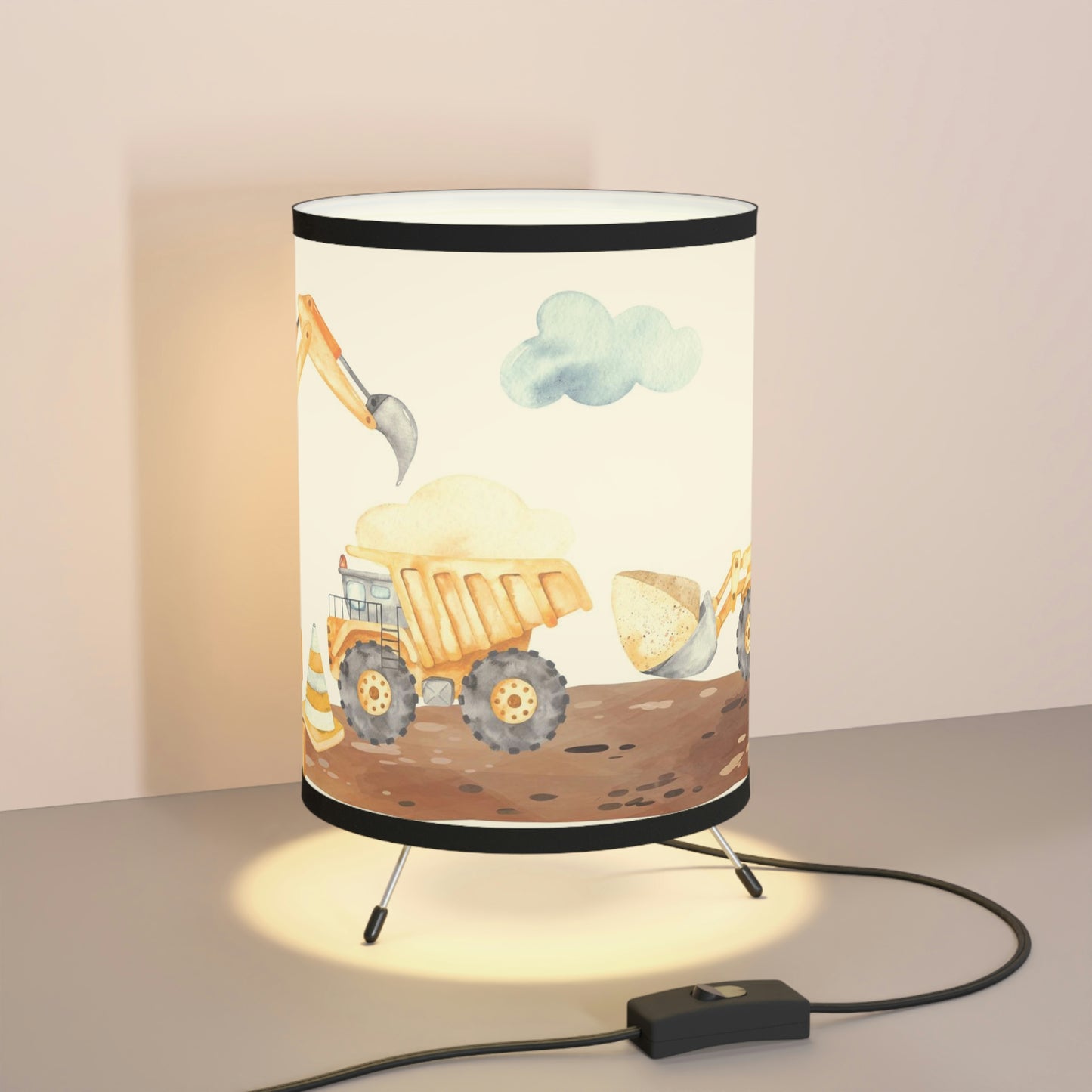 Construction Lamp, Construction nursery decor - Under construction