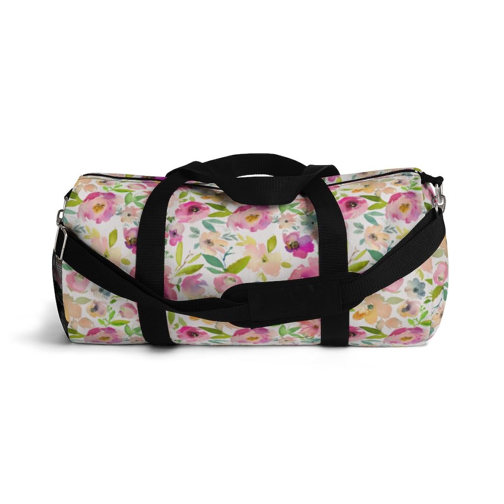 Floral Duffel Bag, Floral Overnight Bag - Spring Bloom