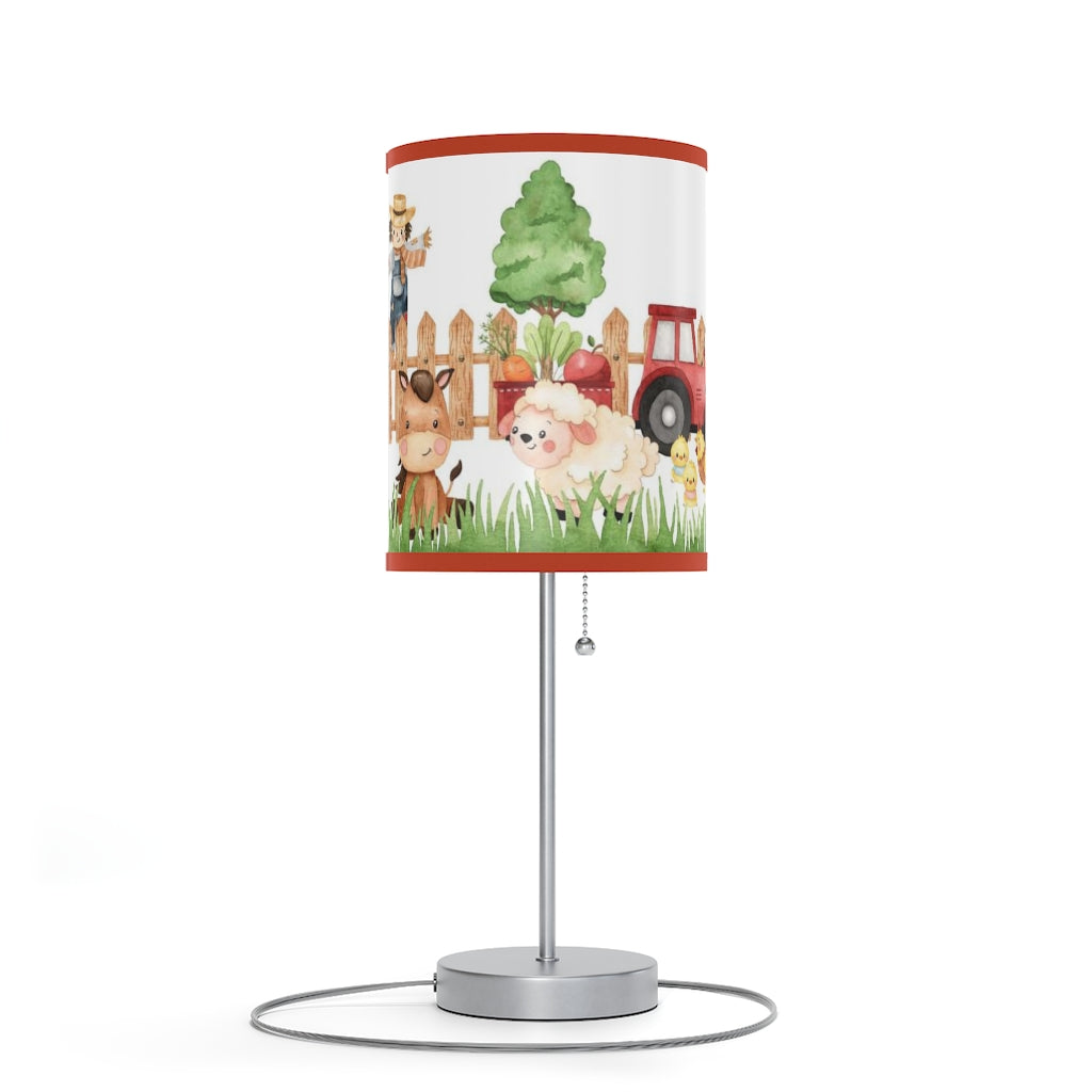 Farm Animals table Lamp, Farm Nursery Decor - Morgan's Farm