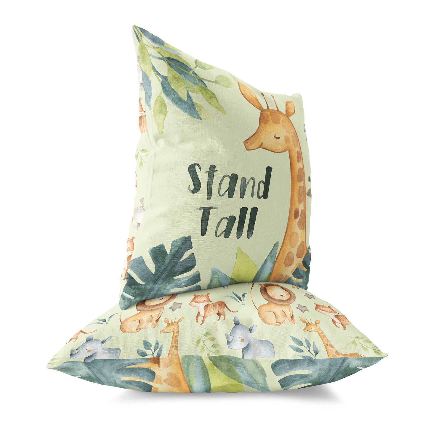 Stand Tall Giraffe Pillow, Safari Nursery Decor - Baby Africa