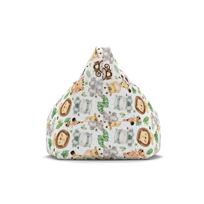 Safari Animals Bean Bag Chair Cover