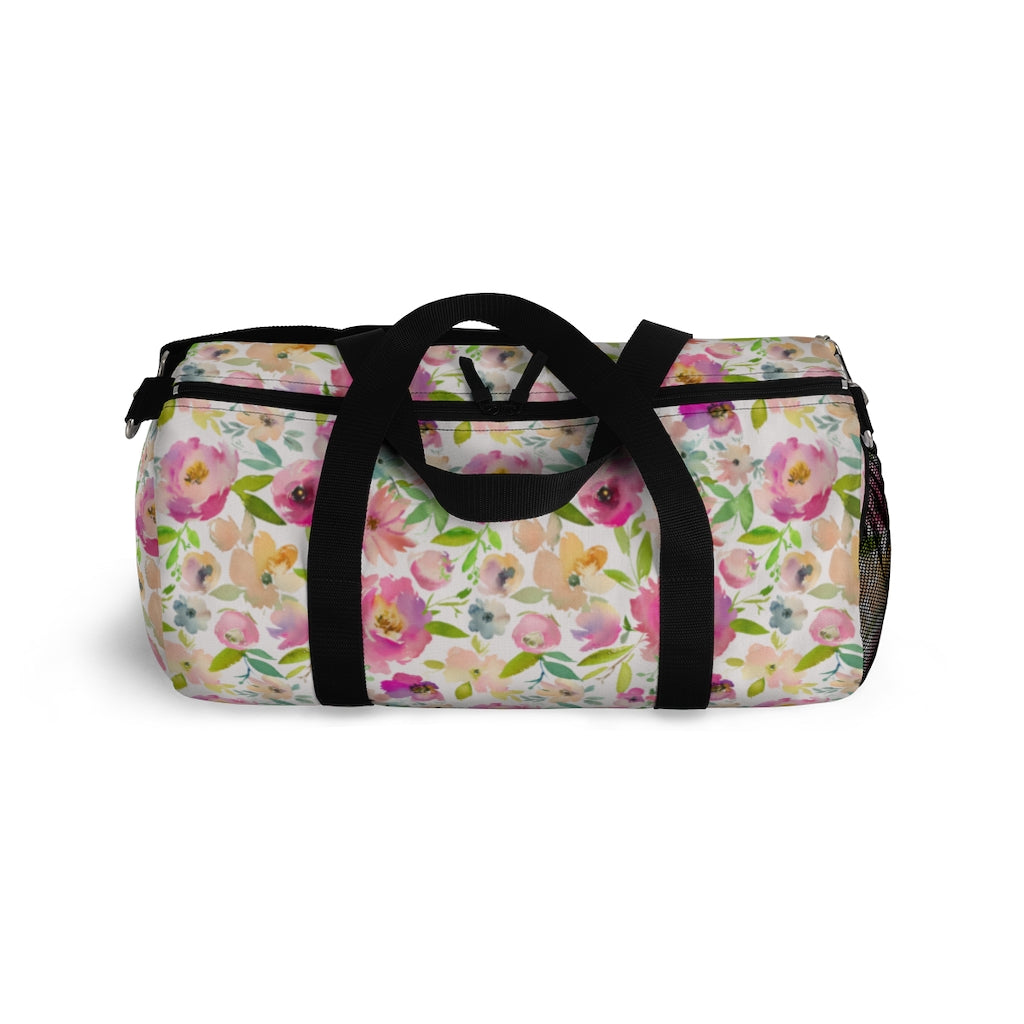 Floral Duffel Bag, Floral Overnight Bag - Spring Bloom