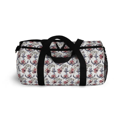 Nautical Duffle Bag, Floral Anchor Hospital Bag - Nautical Bloom