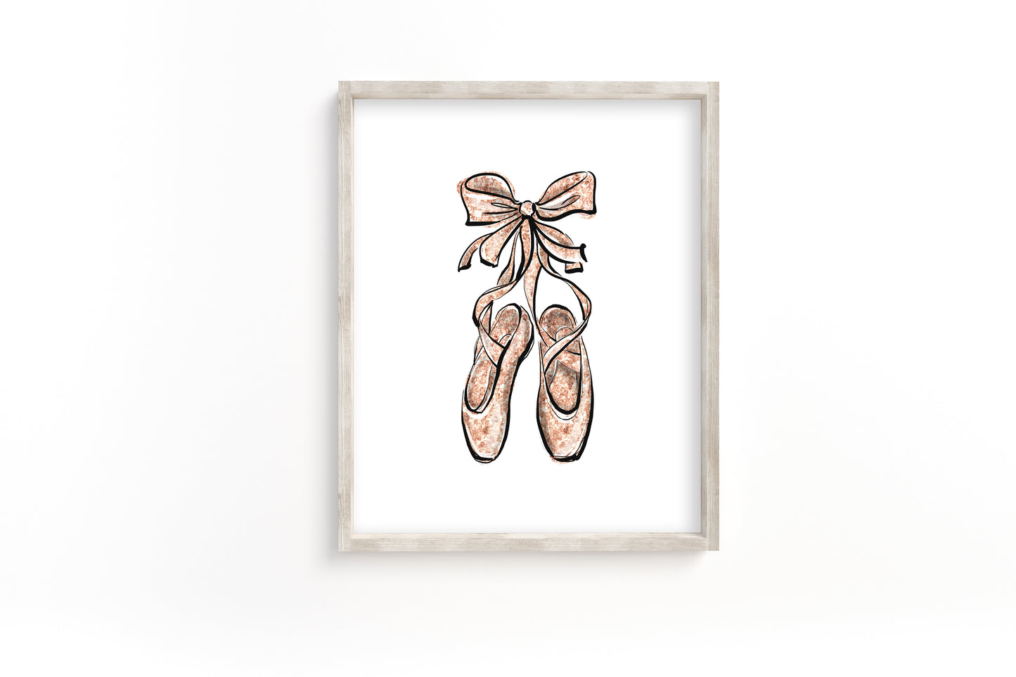 3 PRINTABLE Ballerina Wall Art, Ballet Nursery Prints - Sweet Ballet