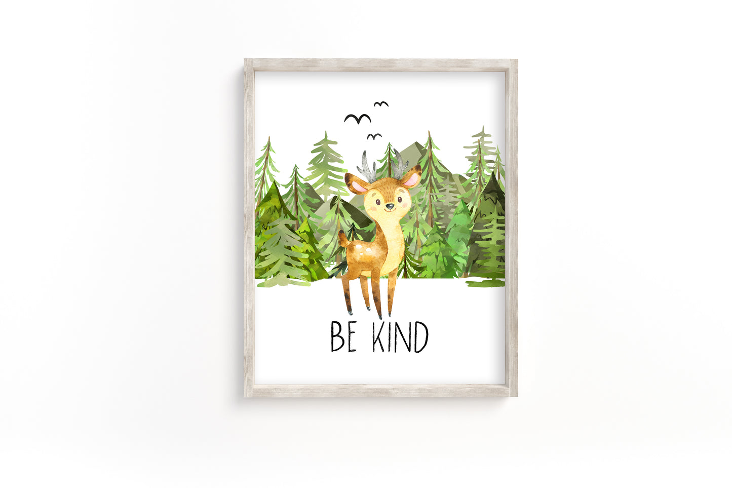 Set 6 PRINTABLE Woodland Wall Art, Woodland Nursery Prints