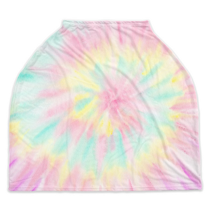 Tie Dye Car Seat Cover, Tie Dye Nursing Cover