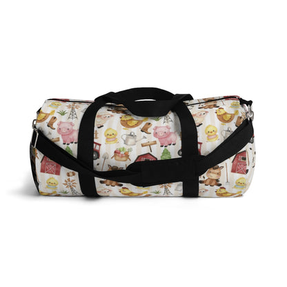 Farm Animals Duffel Bag, Neutral Overnight Bag - Morgan's Farm