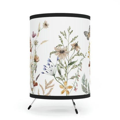 Wildflower lamp, Wildflower nursery decor - Butterfly Garden