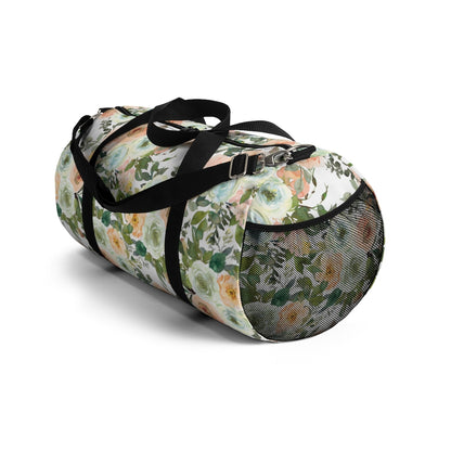 Floral Hospital Bag, Girl Overnight Bag - Peach Mint Garden