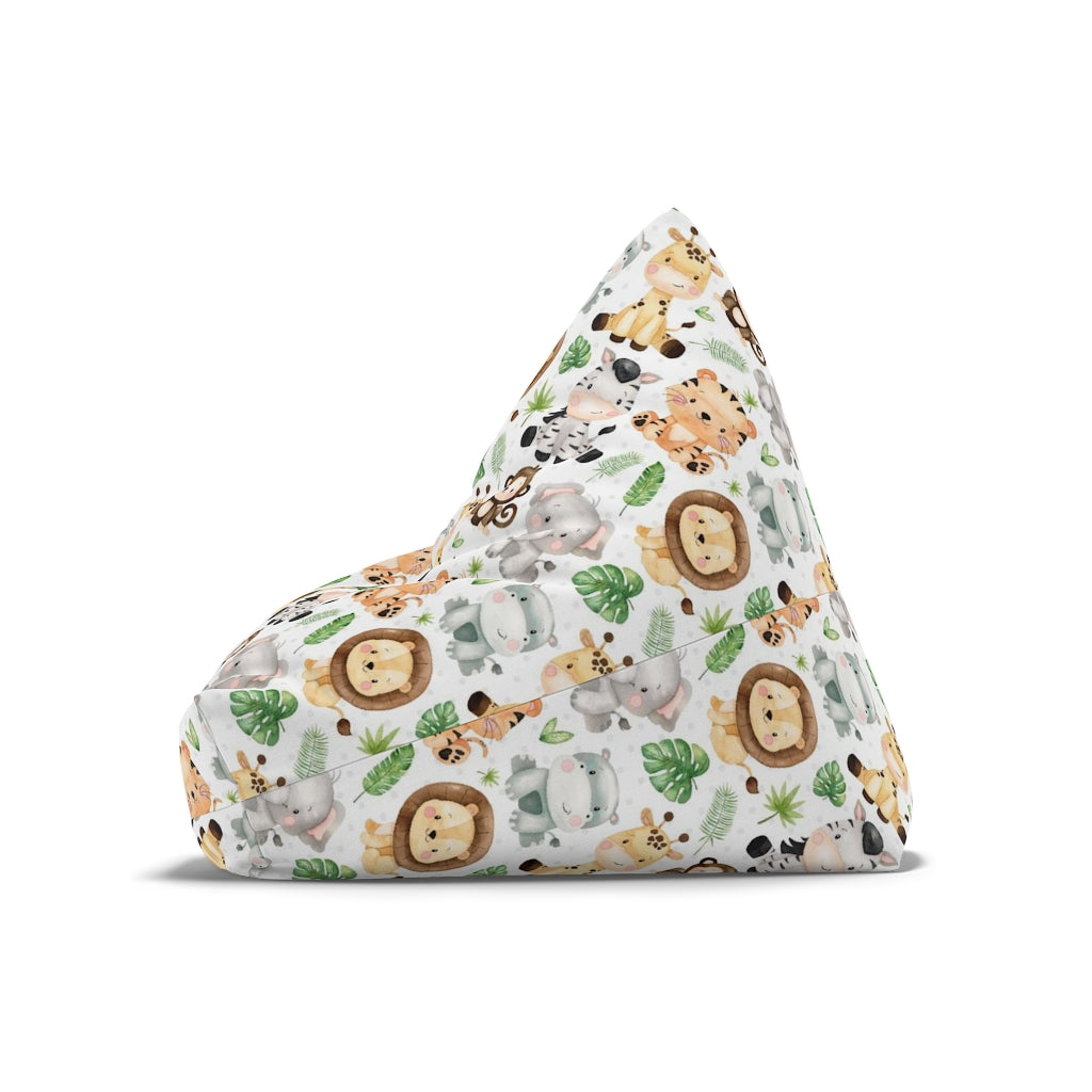 Safari Animals Bean Bag Chair Cover