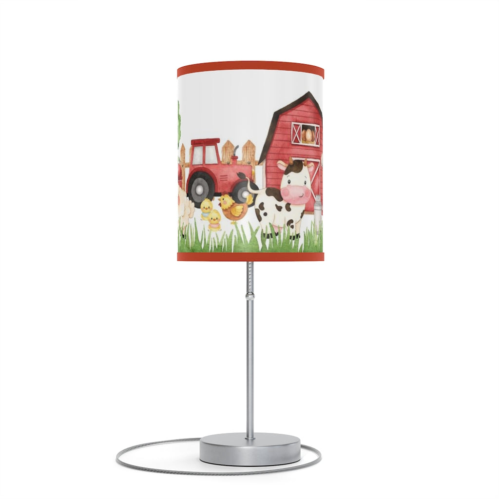 Farm Animals table Lamp, Farm Nursery Decor - Morgan's Farm