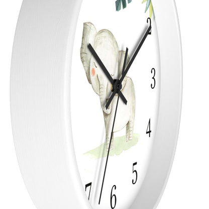 Elephant Clock, Safari Nursery decor - Baby Africa