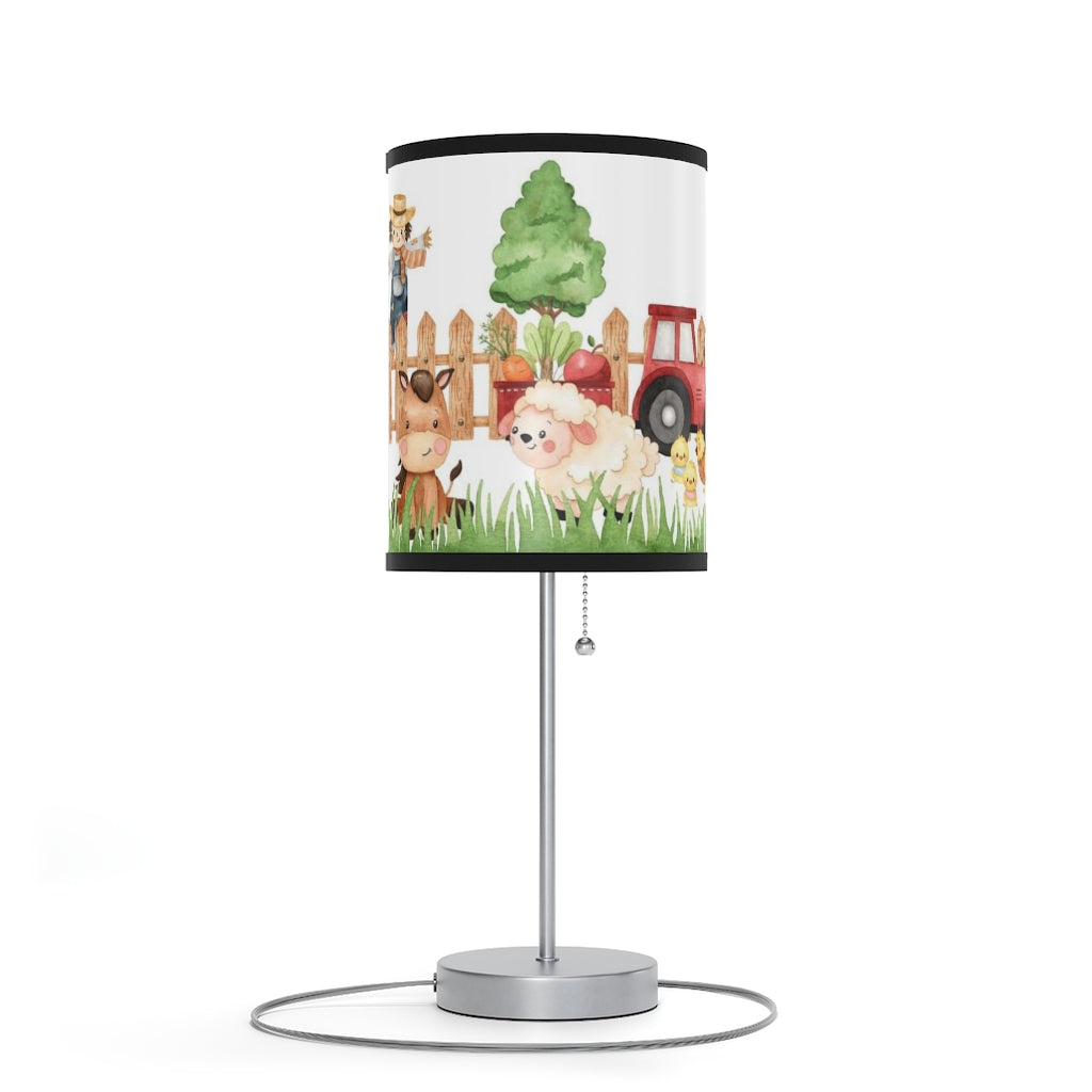 Farm Animals table Lamp, Farm Nursery Decor - Morgan's Farm