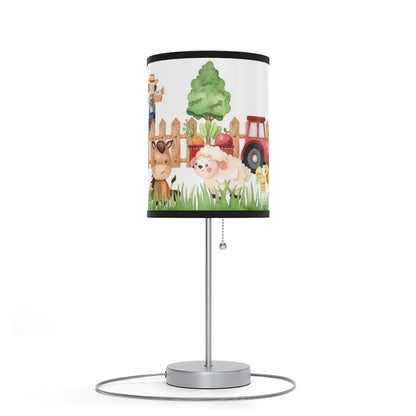 Farm Animals table Lamp, Farm Nursery Decor - Morgan's Farm