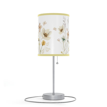 Wildflower Lamp, Wild flowers Nursery decor - Mustard Wildflowers