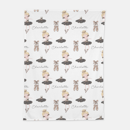 Ballerina Swaddle Set 2, Ballet Hospital receiving blanket - Sweet Ballet