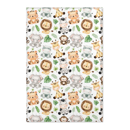 Safari Animals Rug, Safari Nursery Decor - Safari Explorer