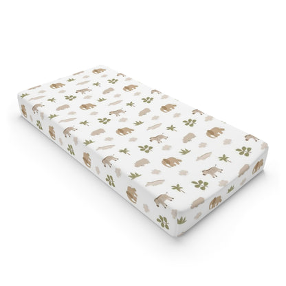 Safari Changing Pad Cover, ungle nursery decor - Modern Safari