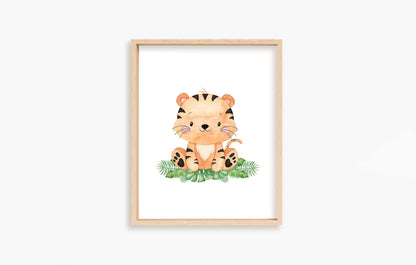 Safari Wall Art, Jungle Nursery Prints Set of 6 - Safari Explorer