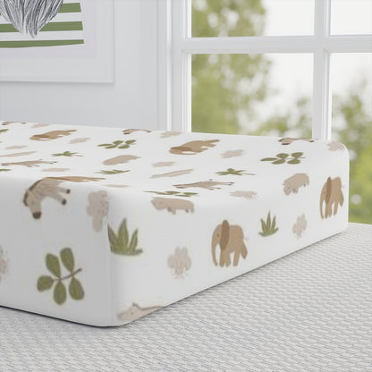 Safari Changing Pad Cover, ungle nursery decor - Modern Safari