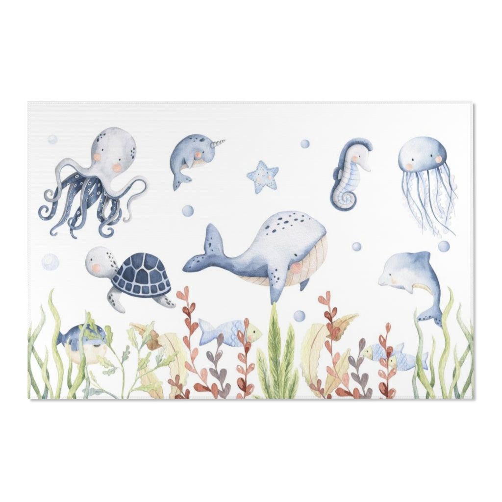 Under the sea Rug, Sea Nursery decor - Little Ocean