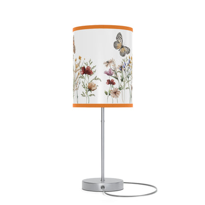 Wildflowers table lamp, Butterfly nursery decor - Butterfly Garden