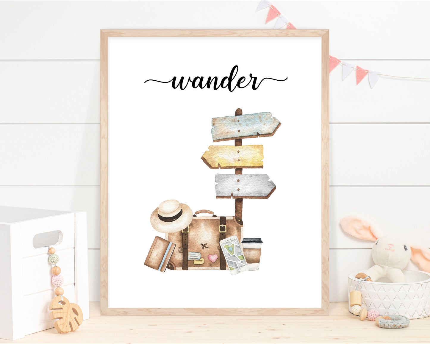 Travel Wall Art, Adventure Nursery Prints Set of 6