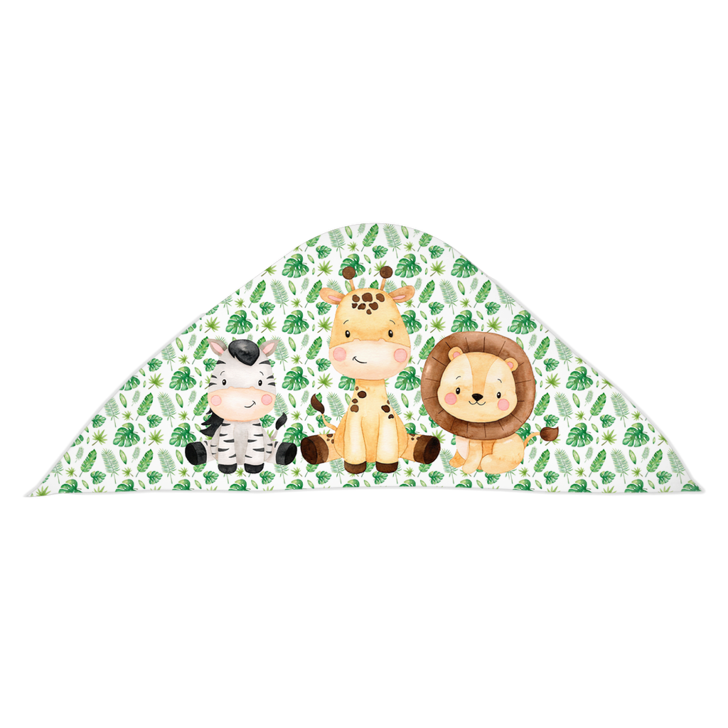 Safari Animals Hooded Baby Towel - Safari Explorer