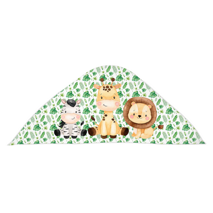 Safari Animals Hooded Baby Towel - Safari Explorer