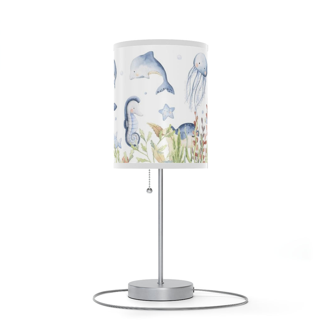 Under the Sea Lamp, Ocean Animals Nursery Lamp - Little Ocean