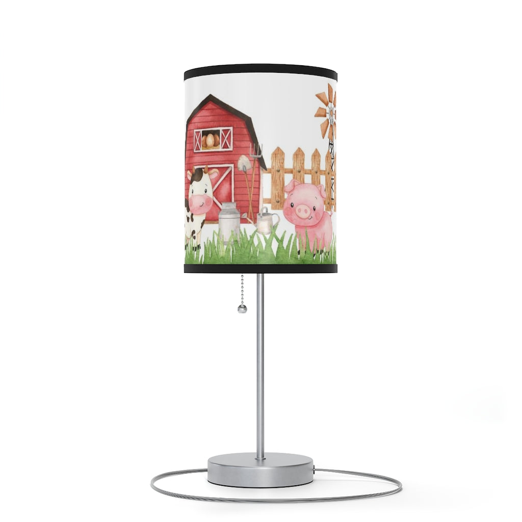 Farm Animals table Lamp, Farm Nursery Decor - Morgan's Farm