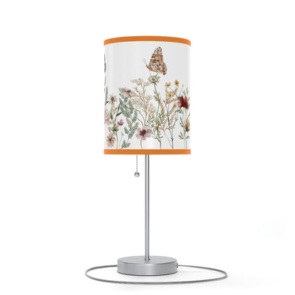 Wildflowers table lamp, Butterfly nursery decor - Butterfly Garden