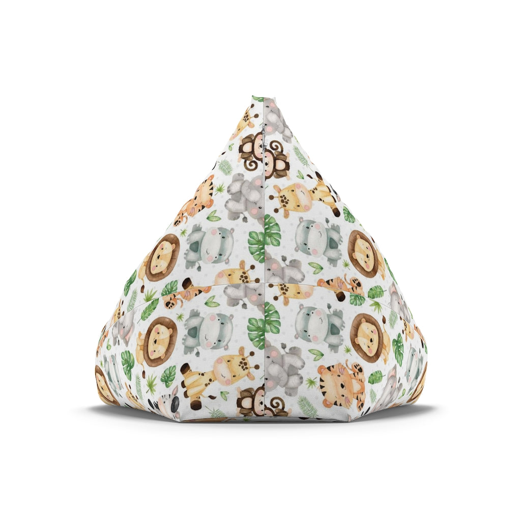 Safari Animals Bean Bag Chair Cover