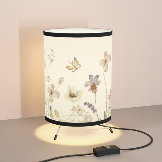 Wildflower Lamp, Wild flowers Nursery decor -Mustard Wildflowers