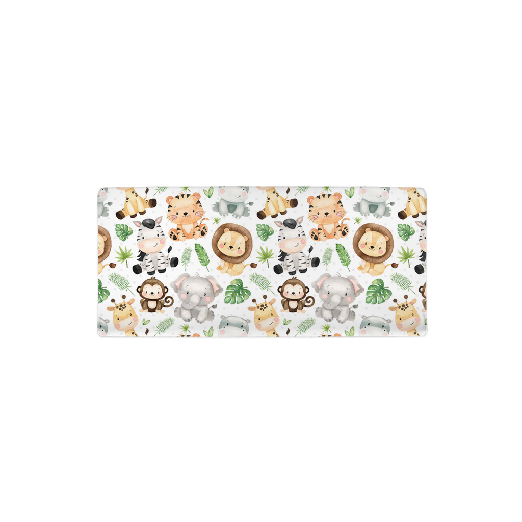 Safari Animals Changing Pad Cover, Jungle Nursery Decor - Safari Explorer