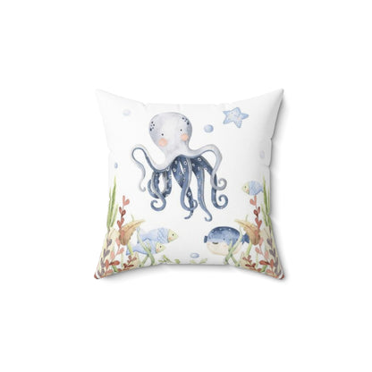 Octopus Pillow COVER, Under the sea nursery bedding - Little Ocean