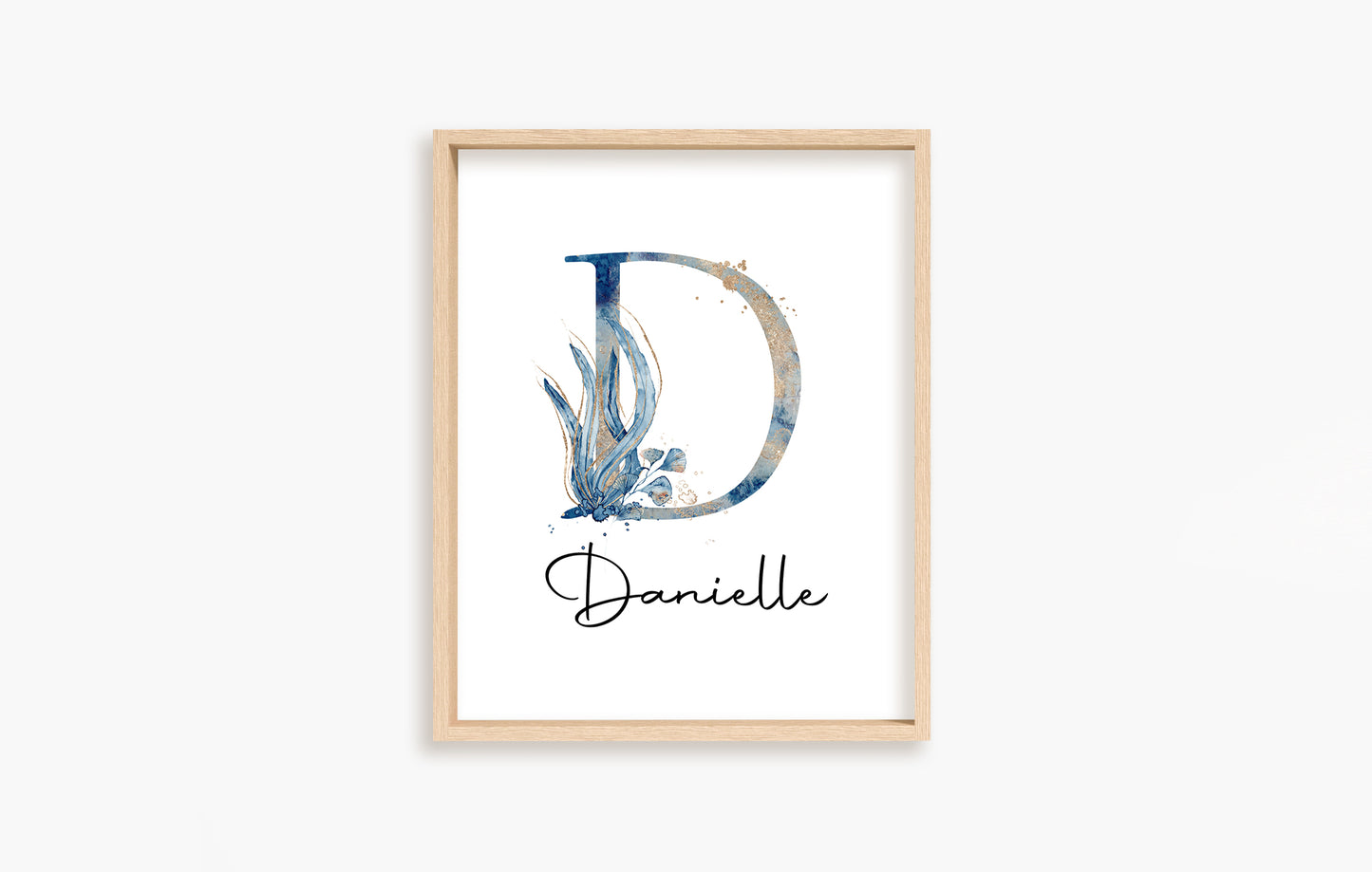 Personalized Whale Wall Art, Under the sea Nursery Decor Set of 3 Unframed Prints