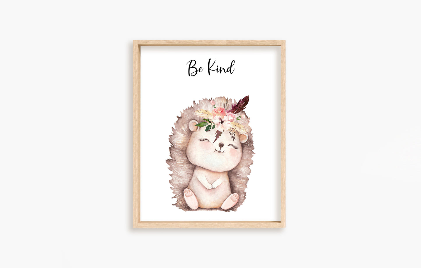 Boho Woodland Animals Wall Art, Girl Forest Nursery Prints - Set of 4 - Forest Friends