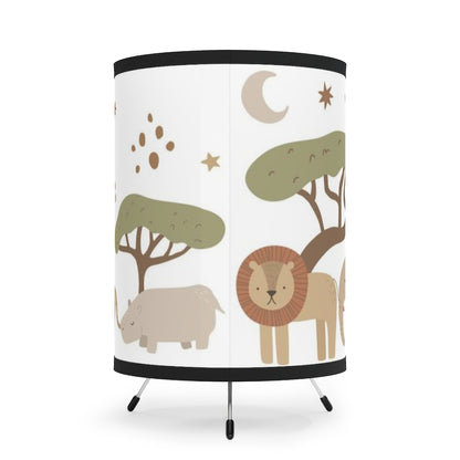 Safari Animals Lamp, Jungle Nursery Decor - Modern Safari