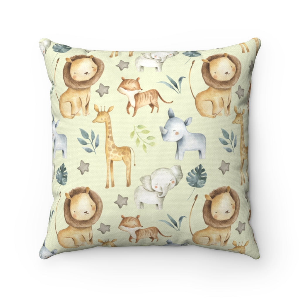 Stand Tall Giraffe Pillow, Safari Nursery Decor - Baby Africa