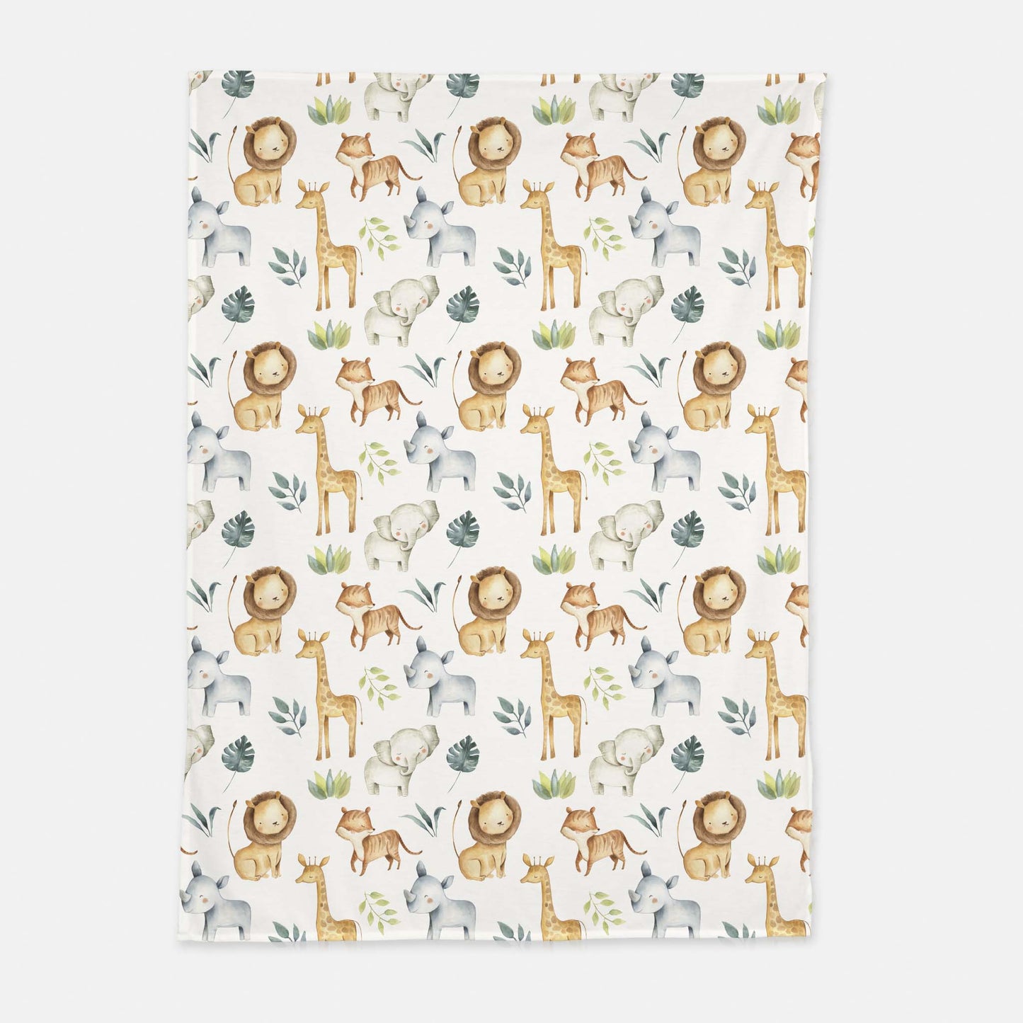 Safari Animals Swaddle Set | Jungle Hospital Baby Boy Receiving Blanket - Baby Africa