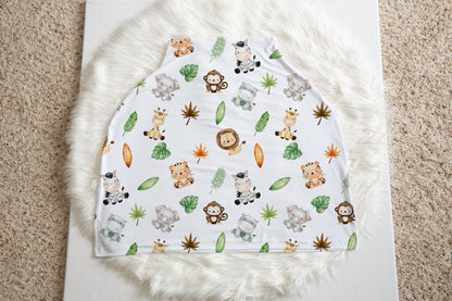 Safari Car Seat Cover, Jungle Nursing Cover - Safari Explorer