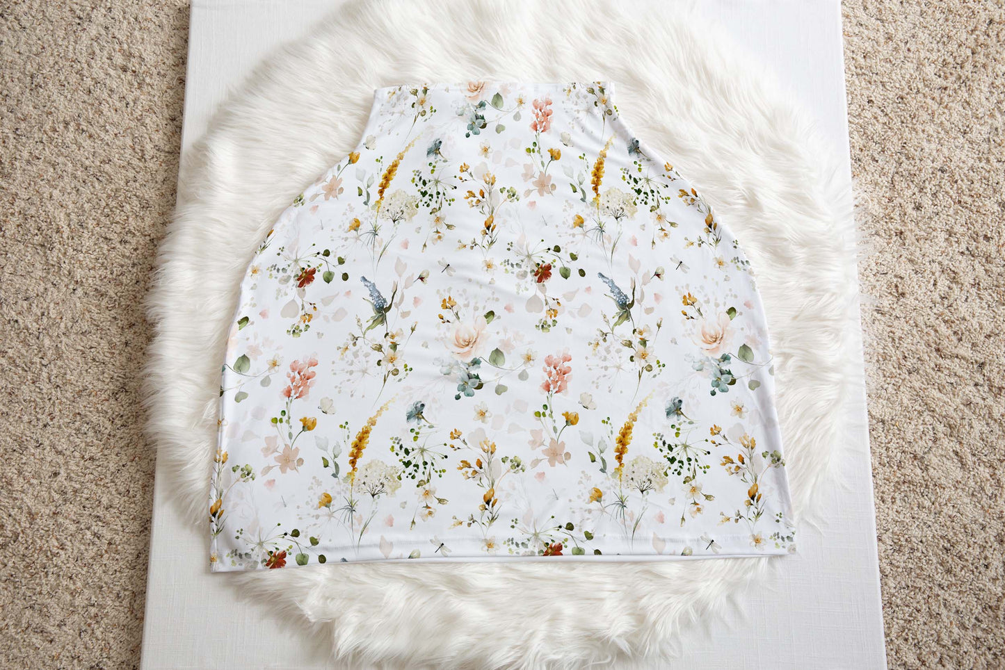 Boho Floral Car Seat Cover | Floral Nursing cover - Vintage Garden